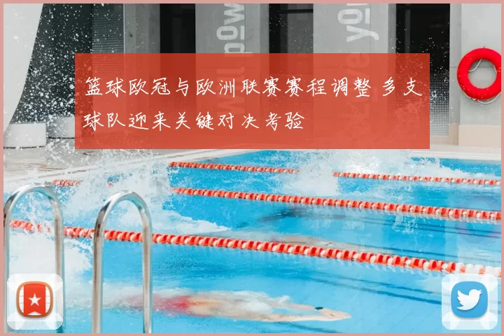 篮球欧冠与欧洲联赛赛程调整 多支球队迎来关键对决考验